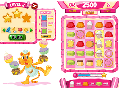 Rahatlatıcı şeker yakalama ve casual oyunlar